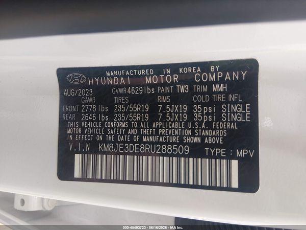 2024 HYUNDAI TUCSON LIMITED