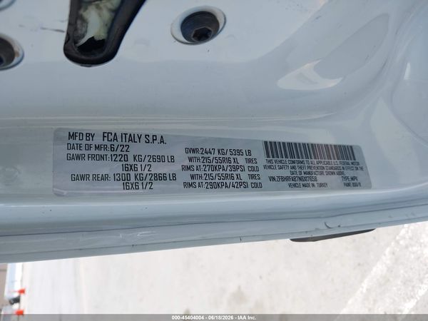 2022 RAM PROMASTER CITY CARGO VAN