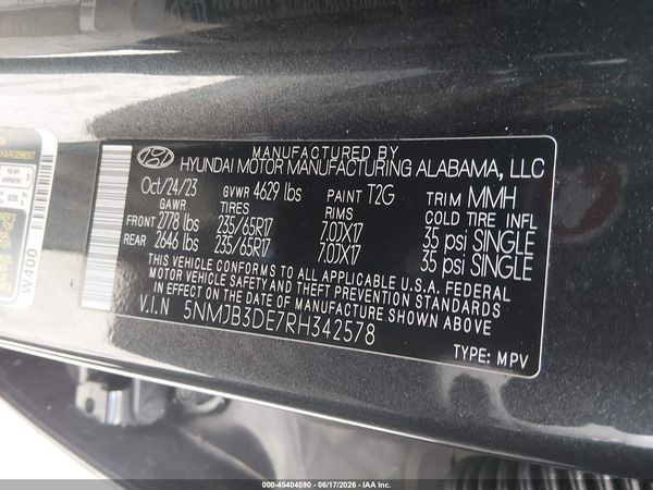 2024 HYUNDAI TUCSON SEL