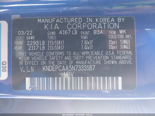 2022 KIA SELTOS LX
