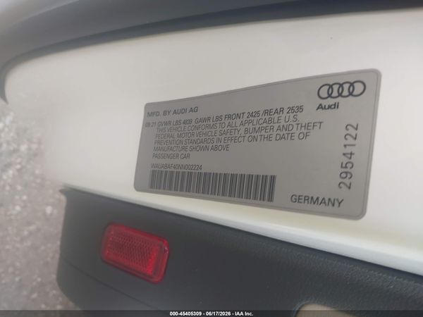 2022 AUDI A4