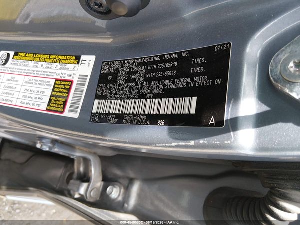 2021 TOYOTA HIGHLANDER XLE