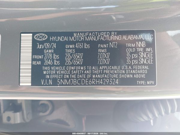 2024 HYUNDAI TUCSON SEL