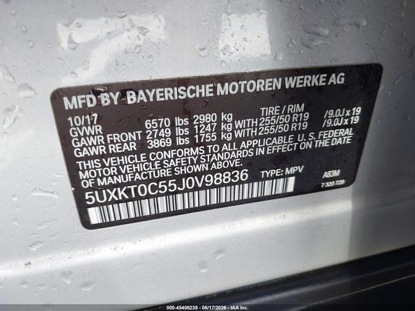 2018 BMW X5 EDRIVE XDRIVE40E IPERFORMANCE