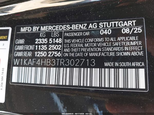 2026 MERCEDES-BENZ C 300 C300 4MATIC