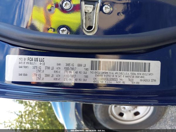 2018 RAM 1500 TRADESMAN  4X2 5'7 BOX