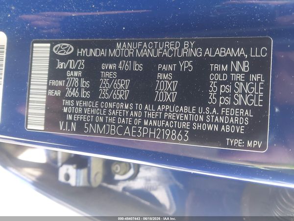 2023 HYUNDAI TUCSON SEL