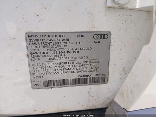 2018 AUDI Q5