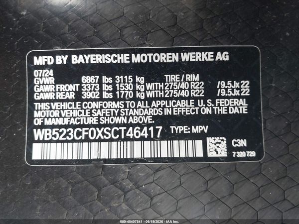 2025 BMW IX XDRIVE50
