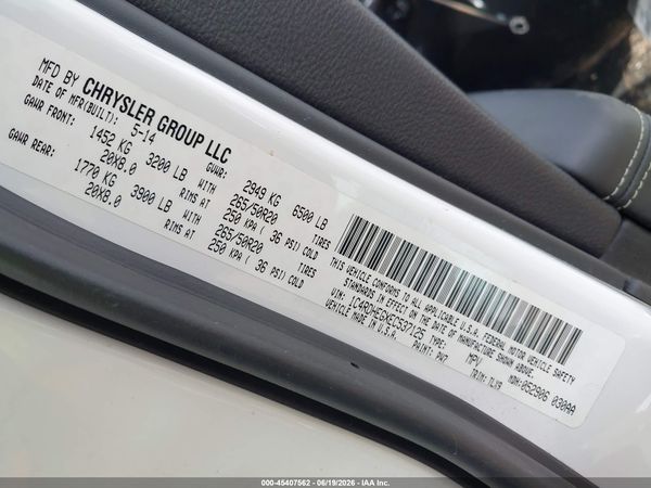 2014 DODGE DURANGO CITADEL
