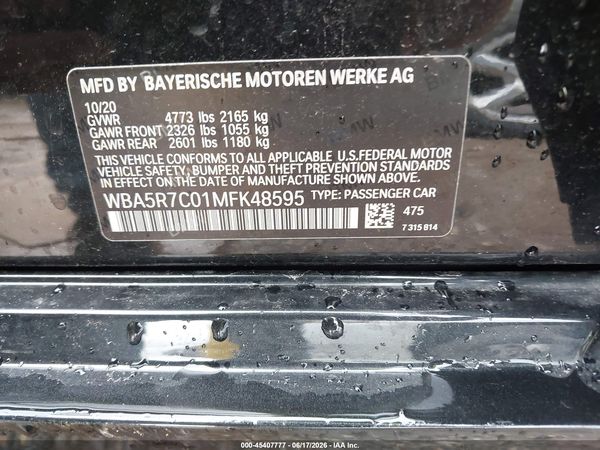 2021 BMW 330I XDRIVE