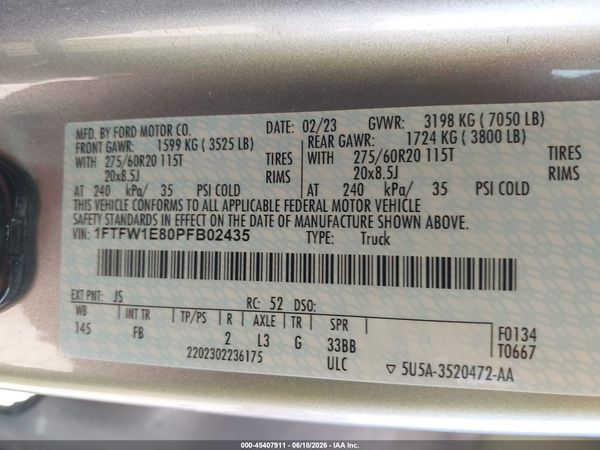2023 FORD F-150 XLT