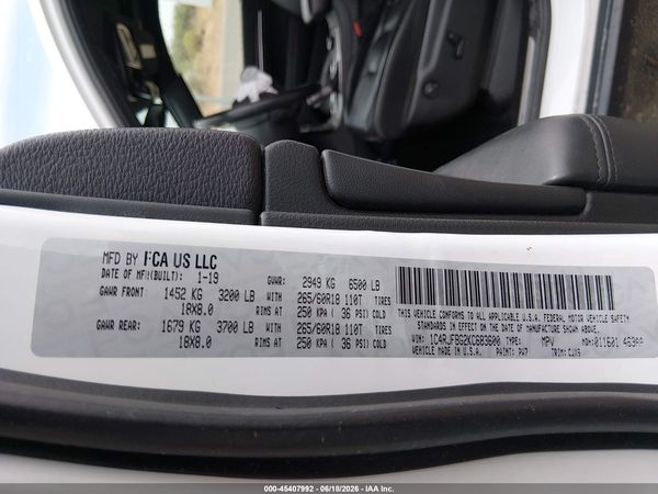 2019 JEEP GRAND CHEROKEE LIMITED 4X4