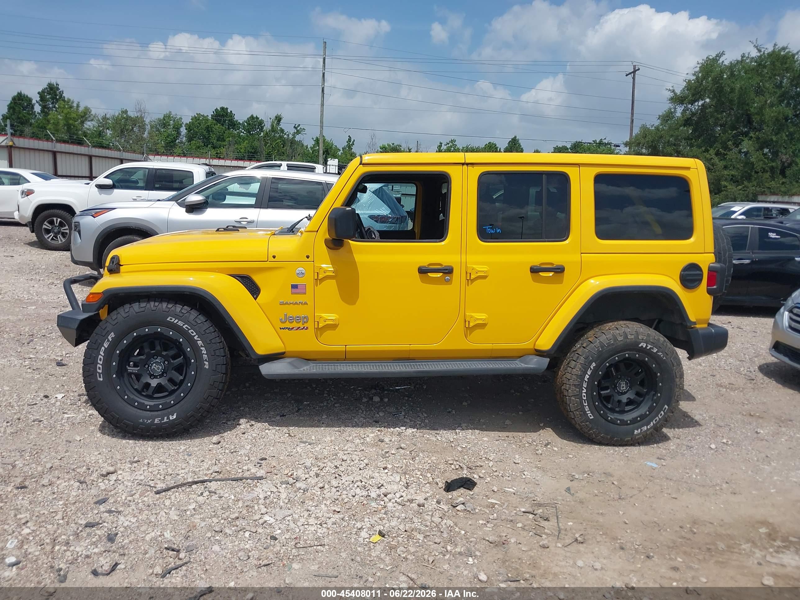 2019 JEEP WRANGLER UNLIMITED SAHARA