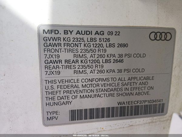 2023 AUDI Q3