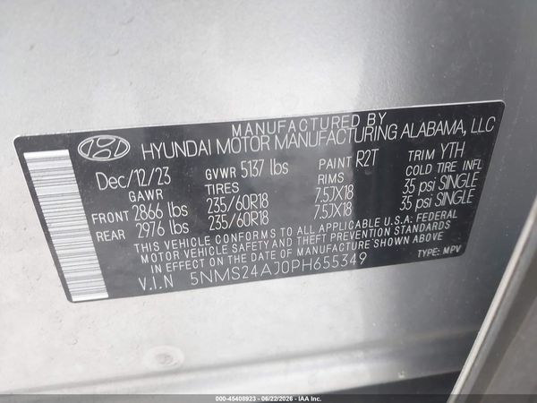 2023 HYUNDAI SANTA FE SEL