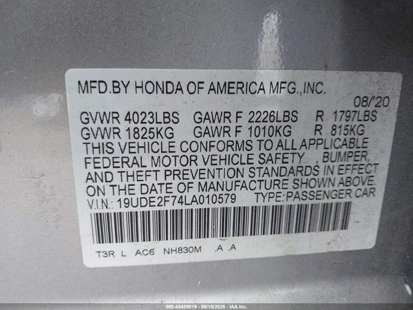 2020 ACURA ILX