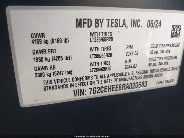 2024 TESLA CYBERTRUCK CYBERBEAST