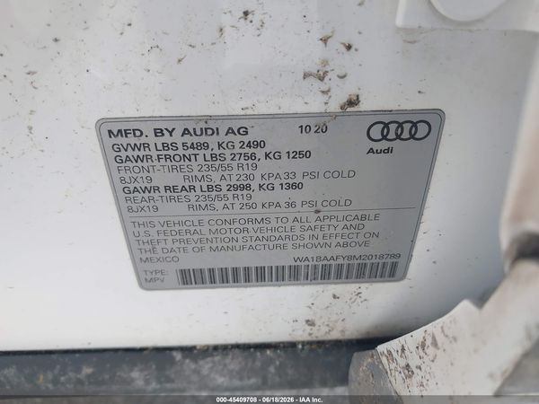 2021 AUDI Q5