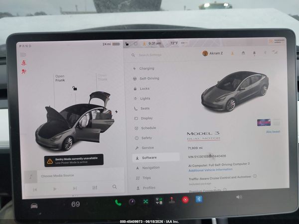 2019 TESLA MODEL 3 LONG RANGE/PERFORMANCE