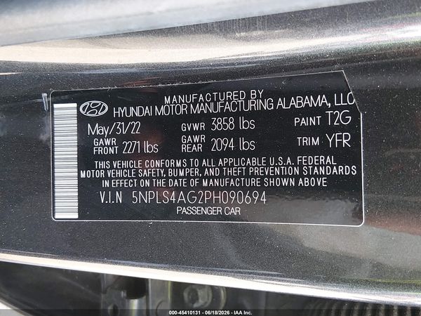 2023 HYUNDAI ELANTRA SEL