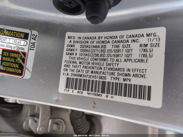 2014 HONDA CR-V EX-L
