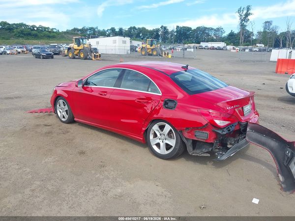 2017 MERCEDES-BENZ CLA 250 4MATIC