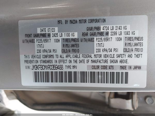 2024 MAZDA CX-5 2.5 S PREFERRED