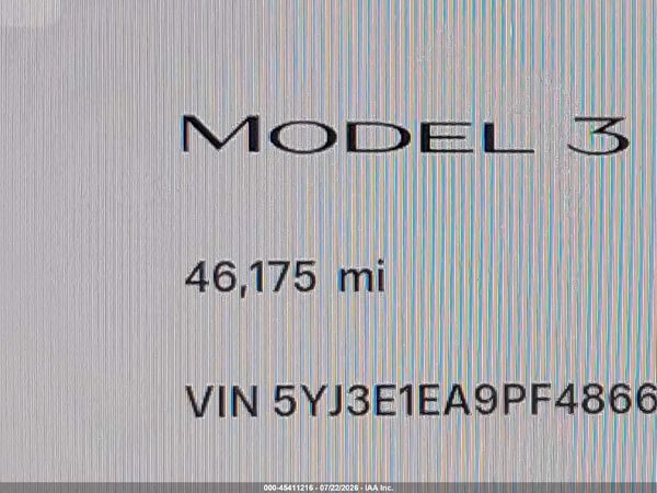 2023 TESLA MODEL 3 REAR-WHEEL DRIVE