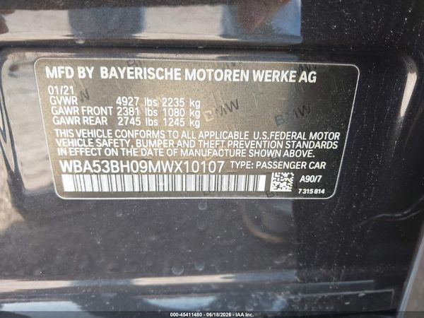 2021 BMW 530I