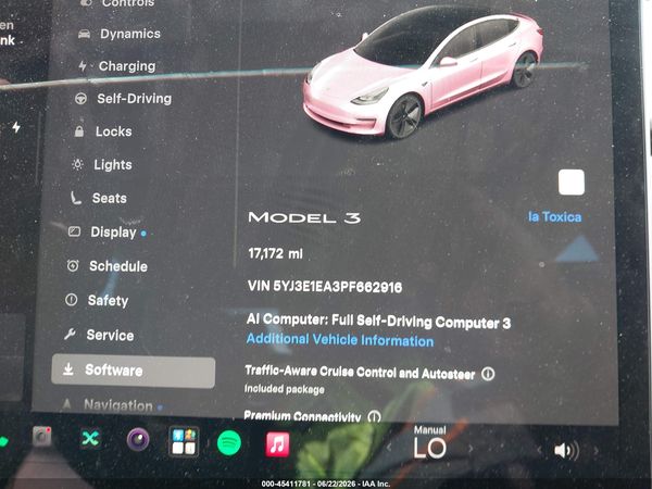 2023 TESLA MODEL 3 REAR-WHEEL DRIVE