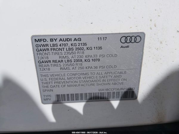 2018 AUDI Q3