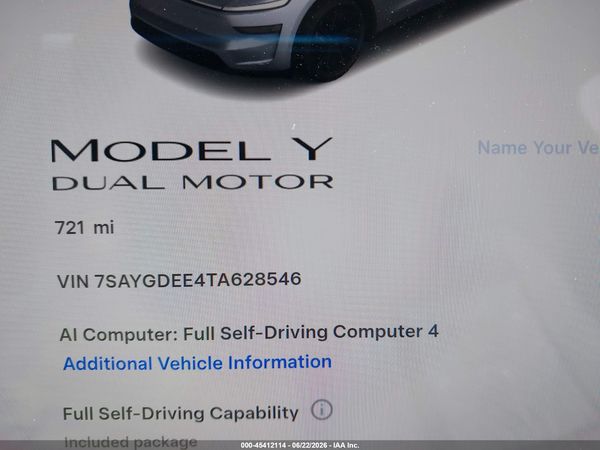 2026 TESLA MODEL Y
