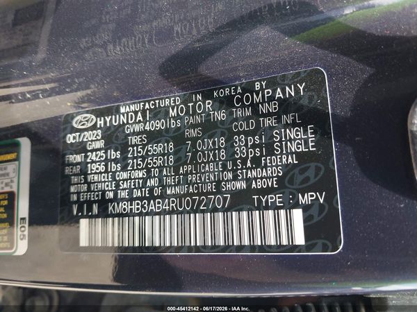 2024 HYUNDAI KONA SEL