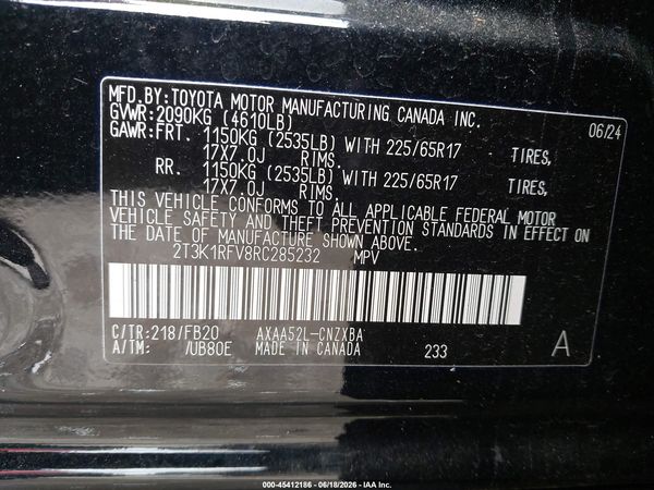 2024 TOYOTA RAV4 LE