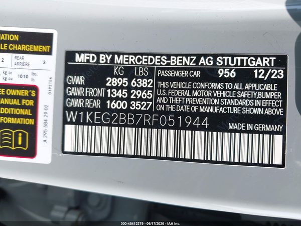 2024 MERCEDES-BENZ EQE 350+ EQE350+