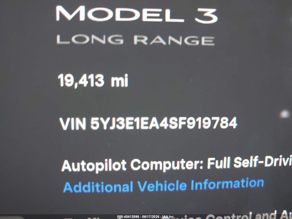 2025 TESLA MODEL 3