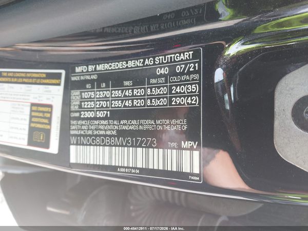 2021 MERCEDES-BENZ GLC 300 SUV