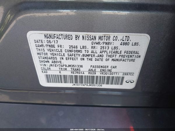 2018 INFINITI Q50 3.0T LUXE