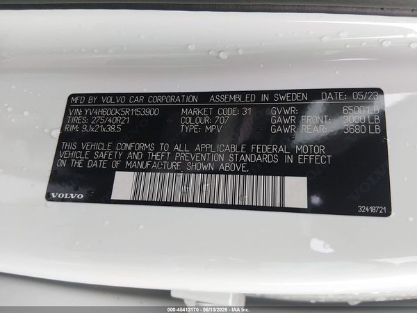 2024 VOLVO XC90 RECHARGE PLUG-IN HYBRID T8 CORE BRIGHT THEME