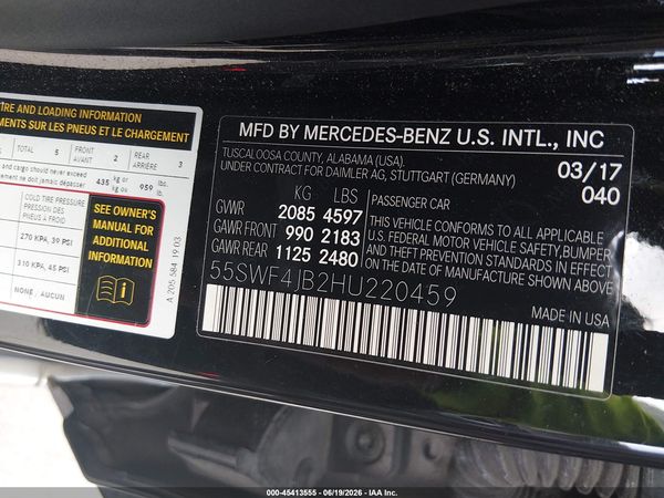 2017 MERCEDES-BENZ C 300 C300