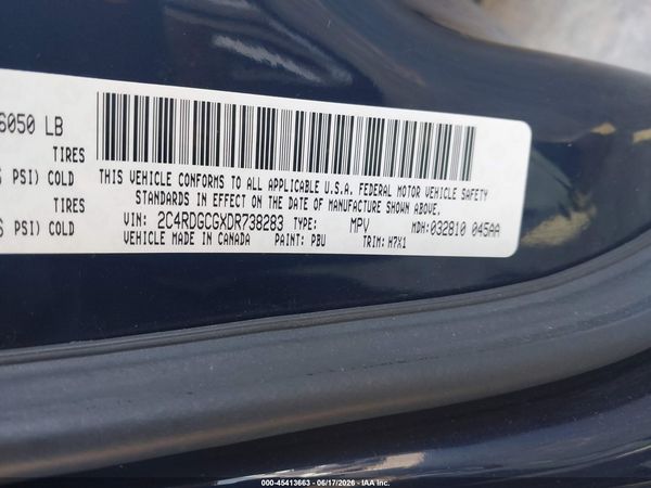 2013 DODGE GRAND CARAVAN SXT