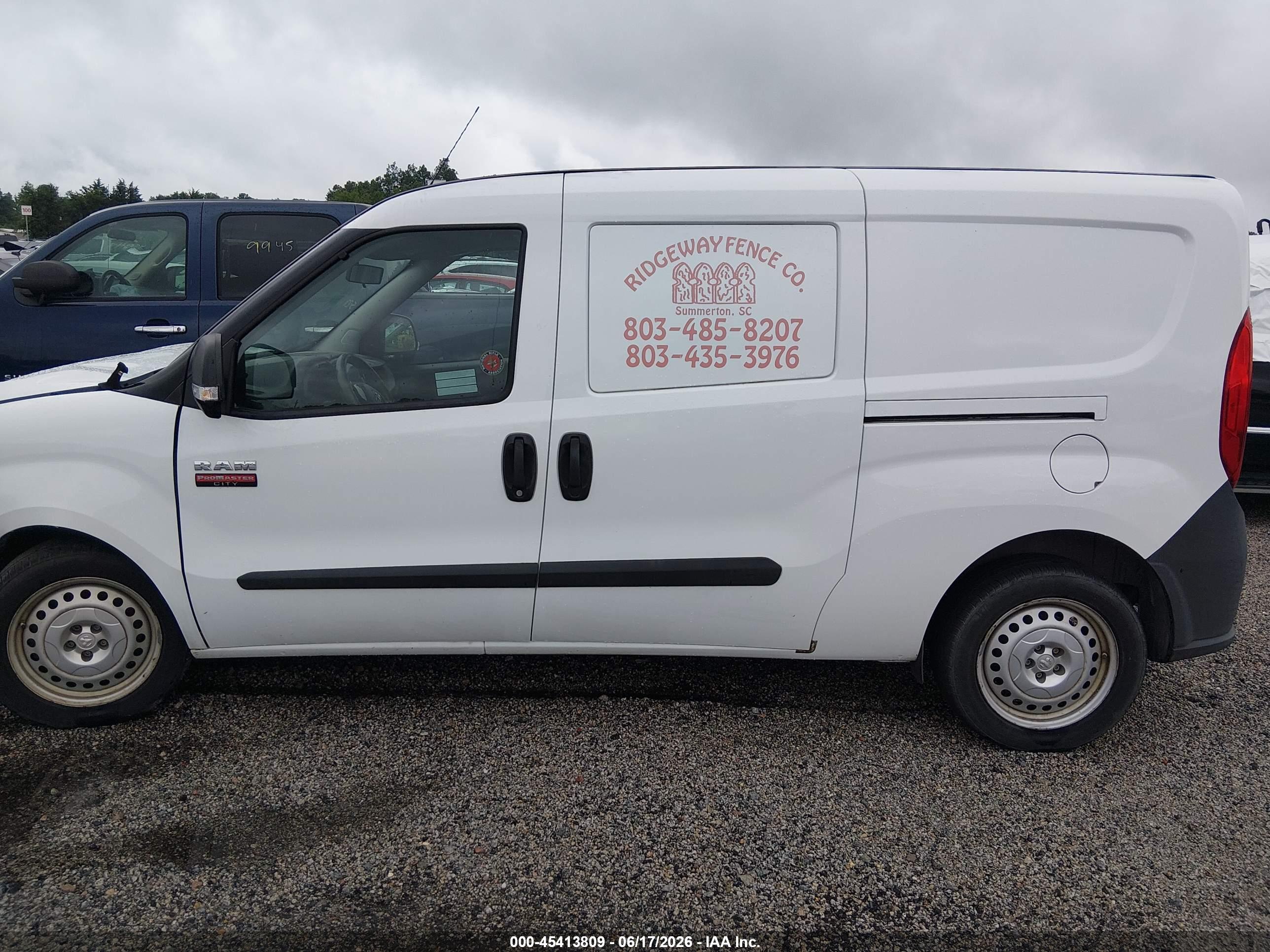 2016 RAM PROMASTER CITY TRADESMAN