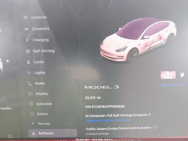 2023 TESLA MODEL 3 REAR-WHEEL DRIVE