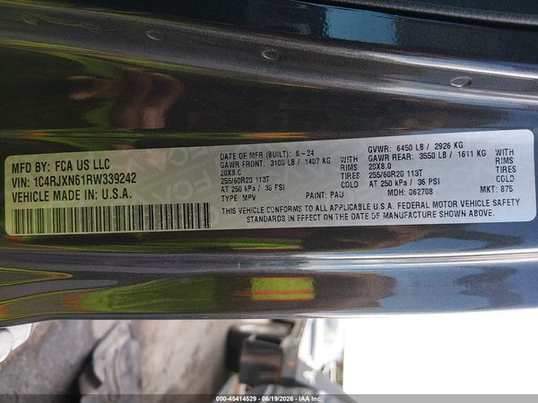 2024 JEEP WRANGLER 4XE SPORT S 4XE