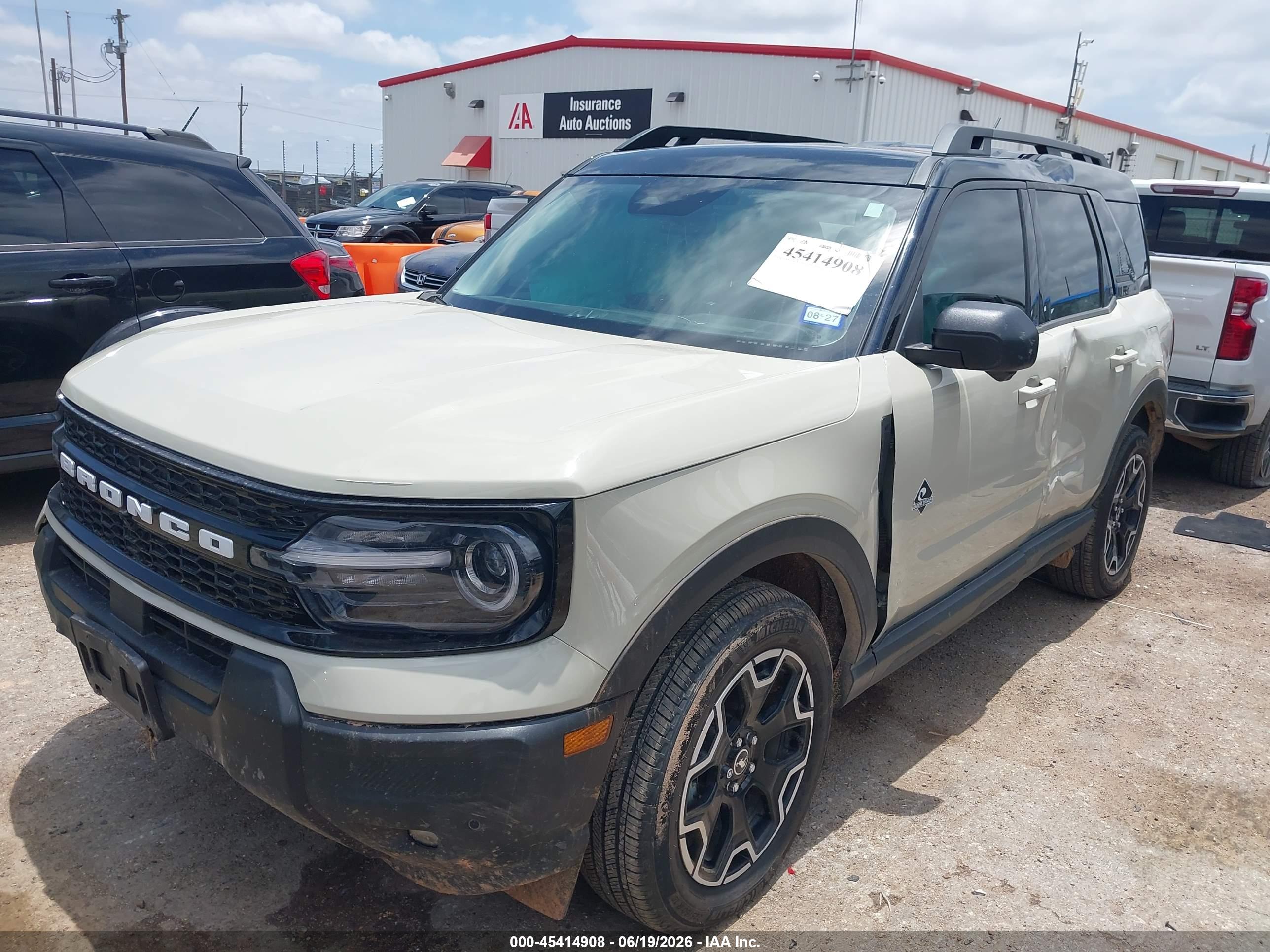 2025 FORD BRONCO SPORT OUTER BANKS — I2