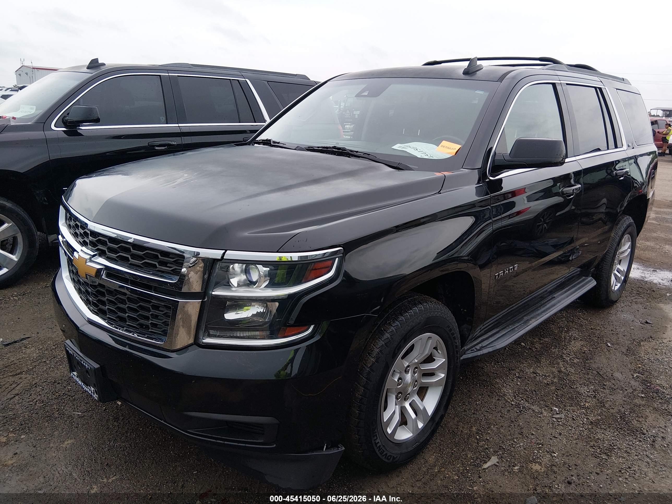 2017 CHEVROLET TAHOE LT — I2