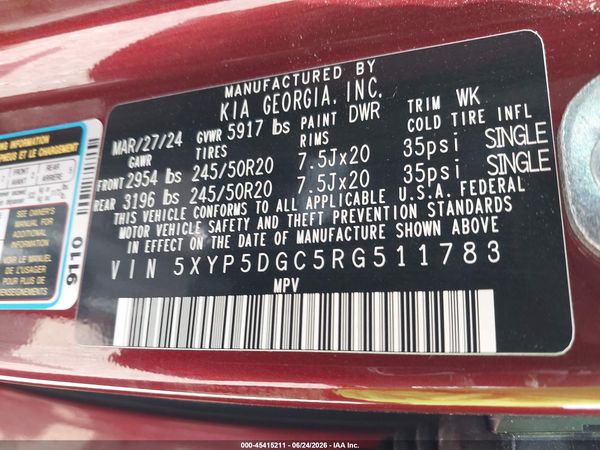 2024 KIA TELLURIDE SX PRESTIGE