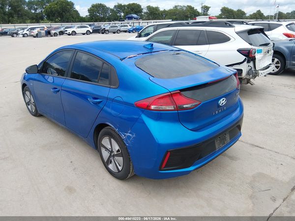 2017 HYUNDAI IONIQ HYBRID BLUE