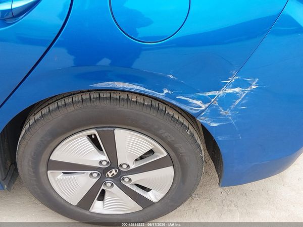 2017 HYUNDAI IONIQ HYBRID BLUE